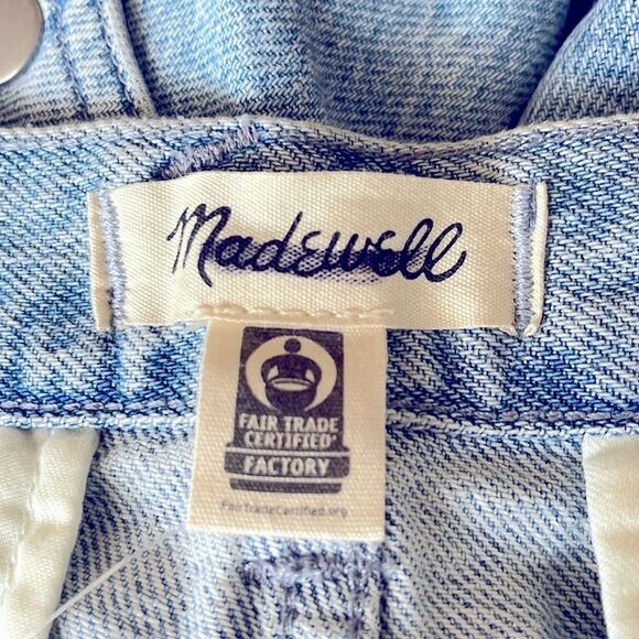 Madewell Low-Slung Straight Cargo Jeans Size 33 in Coleman Wash NWT - Picture 10 of 10
